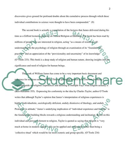 The Structure of Scientific Revolution and Varieties of Religious Experience