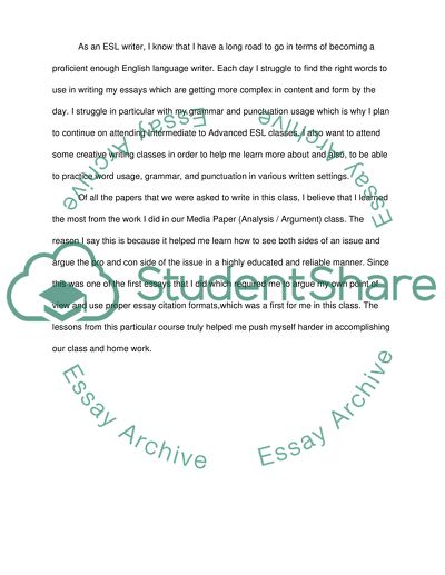 My experience with the assignments