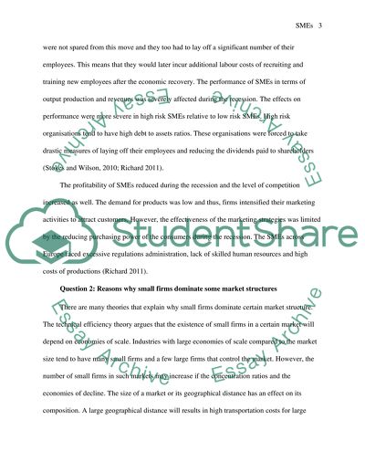 Small and Medium Enterprises