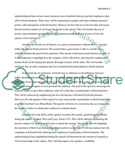 Applying Rhetorical Theory with Communications