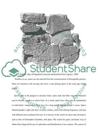 Europe spices - food and history