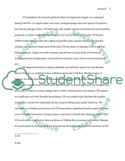 US Foreign Policy during the Cold War