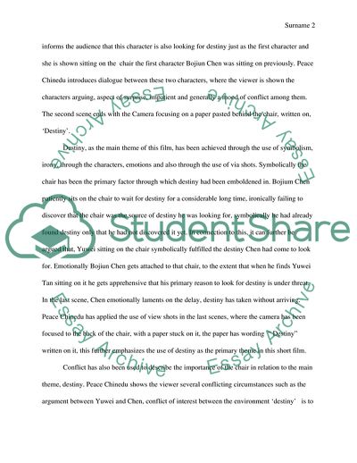 Destiny as the Theme of the Eponymous Film