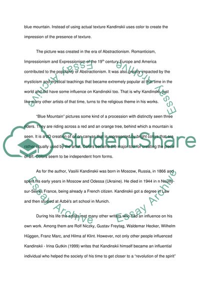 Blue Mountain - Kandinsky