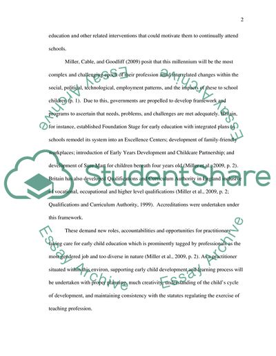 Supporting the Education of Children Within the Curriculum
