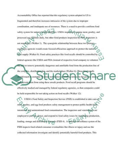 Food Protection Plan And Its Applying On Practise