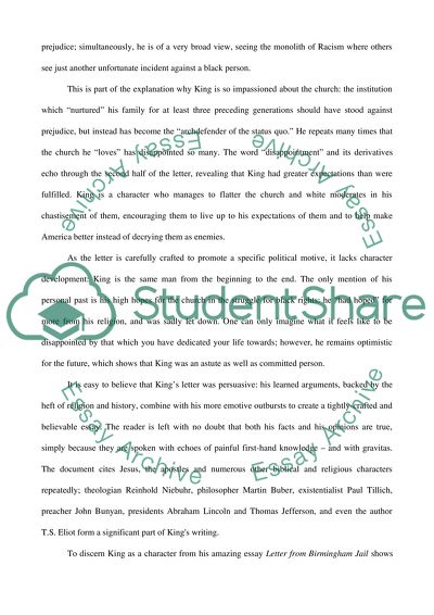 Martin Luther King Jr Letter from Birmingham Jail