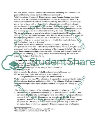 Practice of International Arbitration