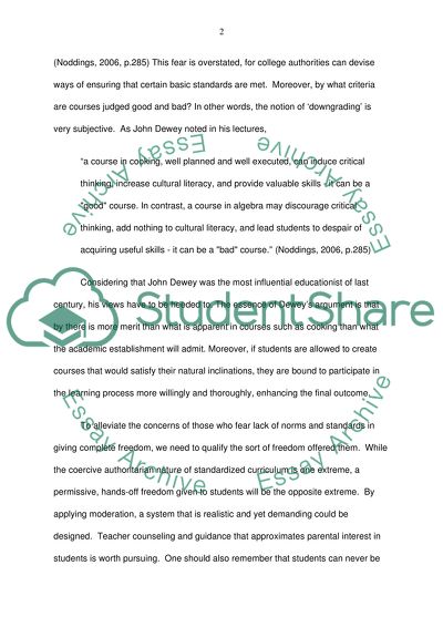 College students should have complete freedom to choose their own courses and create their own curriculums