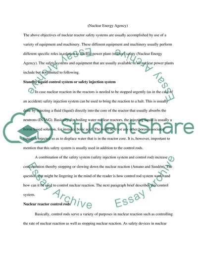 Nuclear Power Plant Safety System