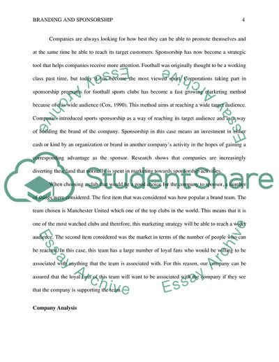 Thinking in Brand Management of Manchester United Football Club