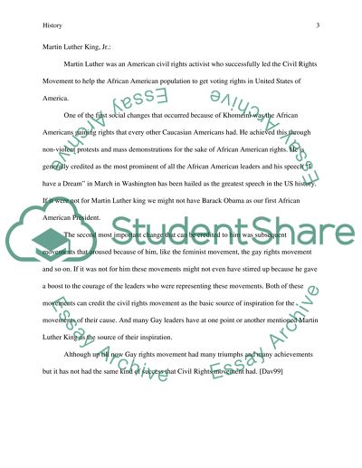 Ruhollah Khomeini and Martin Luther King, Jr