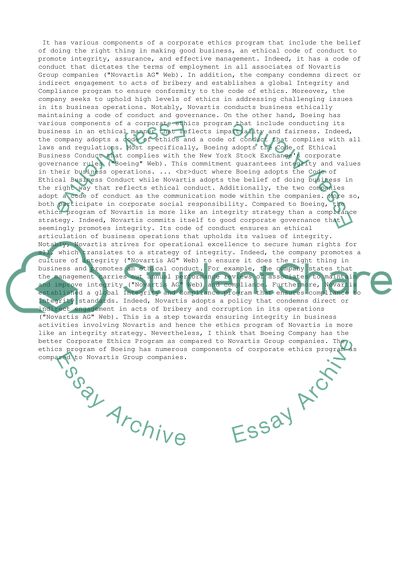 Comparing between two companies