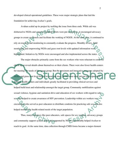 The Avahan India AIDS Initiative of Bill & Melinda Gates