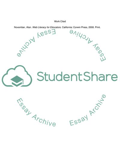 Web Literacy for Educators