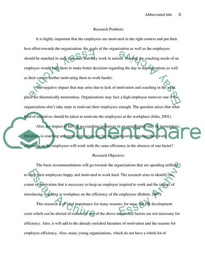 Lack of Motivation & Coaching in the Workplace