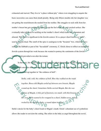 The shawl essay 08 picture