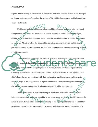 Child Abuse and its Potential Impact on Children