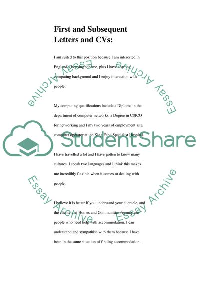 Interesting Vacancy Specifications