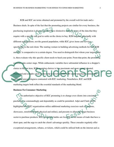 Business-to-Business Marketing vs Business-to-Consumer Marketing