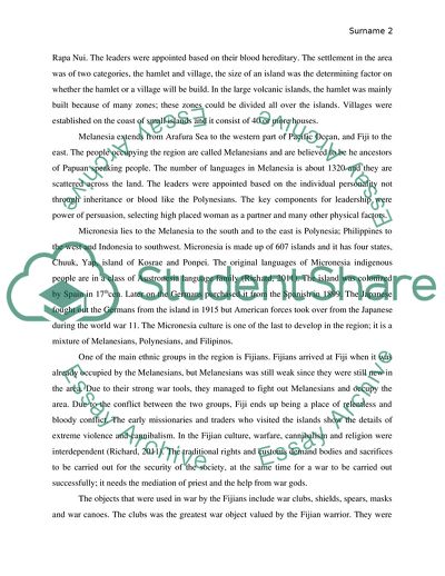 The Main Cultural Groups in the Pacific Ocean - Polynesia, Micronesia, and Melanesia