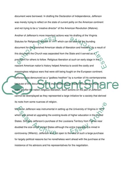 Does Thomas Jefferson Deserve to Be Honored in American History