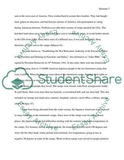 Justifying the Japanese Internment Camps