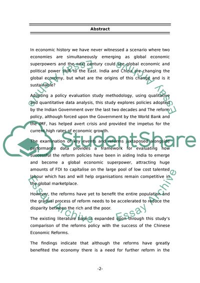 The Indian Economic Reforms