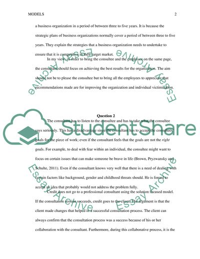 Psychological Consultation and Collaboration