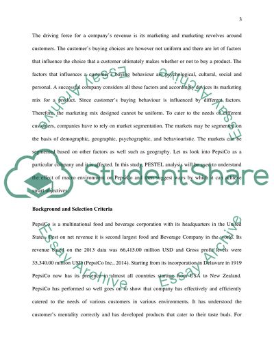 The Macro Environment Analysis