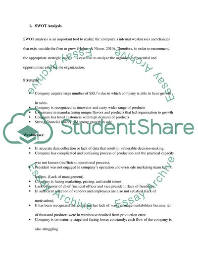 Chucks Wagon Inc and the Experience of a HBS Student