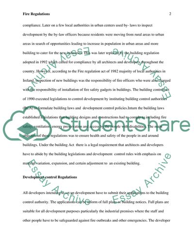 Fire Regulations in Ireland