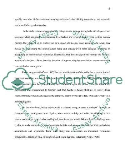 Learning and Professional Practice