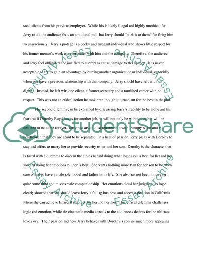 Ethical Dilemmas in Jerry Maguire