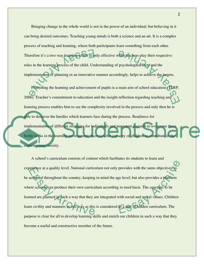 Key Features of Effective Teaching and Learning of Writing in the Primary School