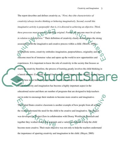 Can Teachers Support Creativity and Imagination in Children