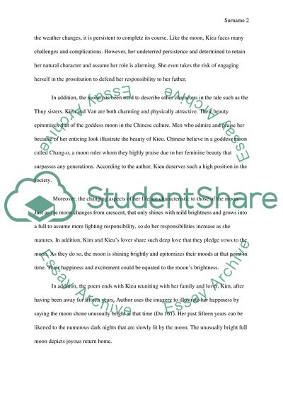 Moon as Imagery in the Tale of Kieu