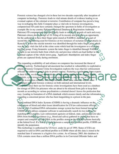 Sketch Making in a Crime