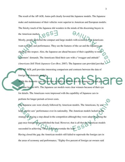 Why Do Americans Prefer Japanese Cars