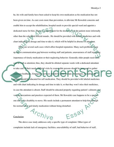 The difficulties of complaining