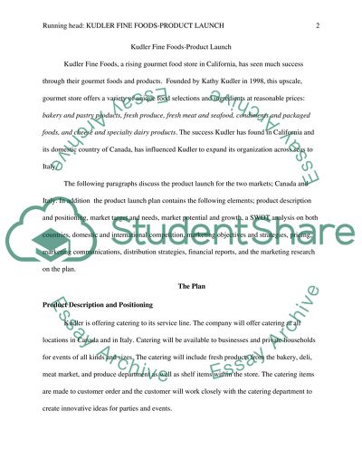 Product launch essay image