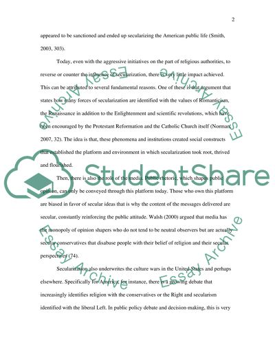 Secular America - Pharisees of the New Millennium