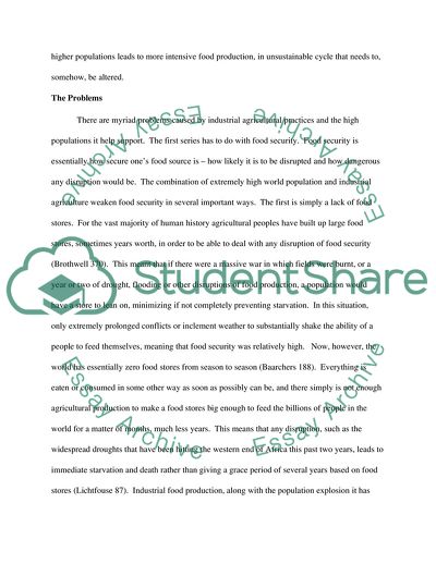 The Dangers and Necessities of Industrial Agriculture