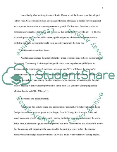 Increasing Investment Attractiveness Of CIS(ex-USSR) Countries
