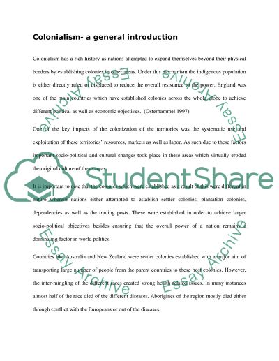 The Positive and Negative Effects of European Colonization of South Eastern Australia