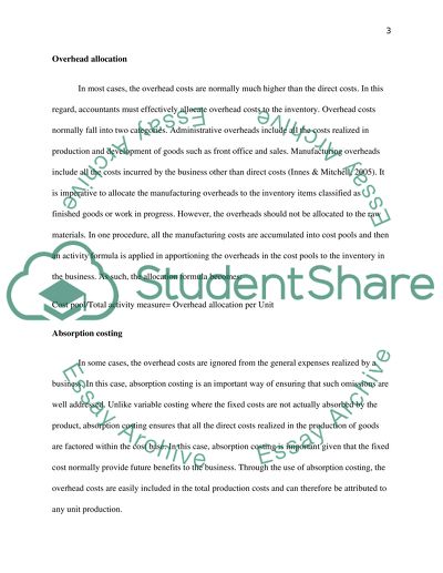 The Overhead Costs in Business