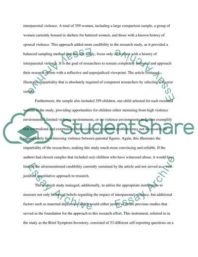 Emotional Development in the Context of Conflict by Dehon and Weems