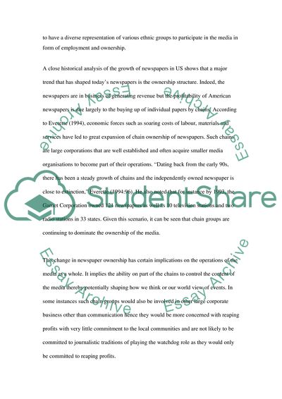 The Diversity in the Media