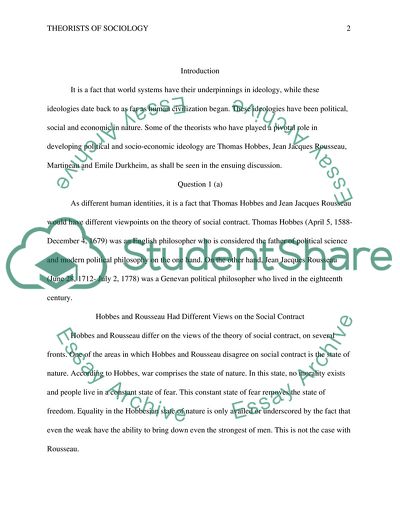 Theorists Who Have Played a Pivotal Role in Developing Political and Socio-Economic Ideology