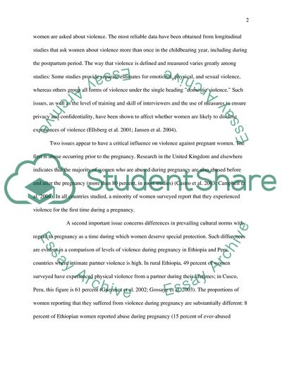 How Can Health Care Professionals Effectively Deal Sociologically With Issues Of Domestic Violence In Pregnancy